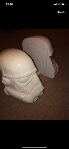 Star Wars Stormtrooper book ends