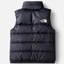 The North Face black puffer gilet in size XS Image 2