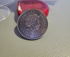 Shiva coin Elizabeth 2nd.