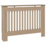 Radiator Cover 112x19x81.5 cm MDF Image 2