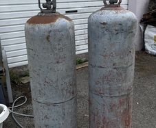 Old CALOR Gas bottles 47kg size