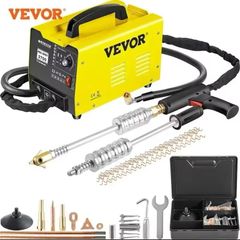 Dent Puller Spot Welder 2 Welding Guns Bonnet Roof Panel Dent Puller Spot Welder 0.6-1.2mm Welding