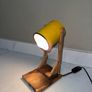 Industrial Upcycled Desk Lamp - Mustard Yellow Image 2