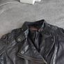 leather biker jacket Image 3