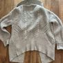 Reiss light grey chunky cardigan Image 4