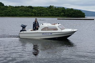 Shetland 498 boat and trailer