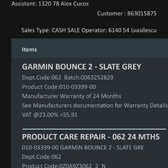 Garmin bounce 2 junior
