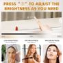 NEW SALE | Hollywood Mirror Vanity Mirror with Lights 14 Dimmable Lightbulbs 3 Lighting Modes for Dressing Table Vanity Mirror Makeup Mirror 10x Magnifying Glass Touchscreen 50x42cm Image 3