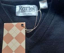 Kartel Woolen Sleeveless Sweater, size Medium.