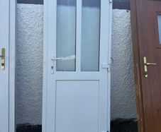 pvc, Back door