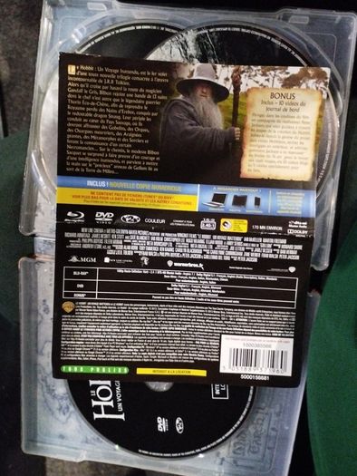 The Hobbit blueray steelbook 3 discs..