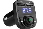 Wireless Bluetooth Handsfree Car Kit FM Transmitter MP3 Player Dual USB Charger