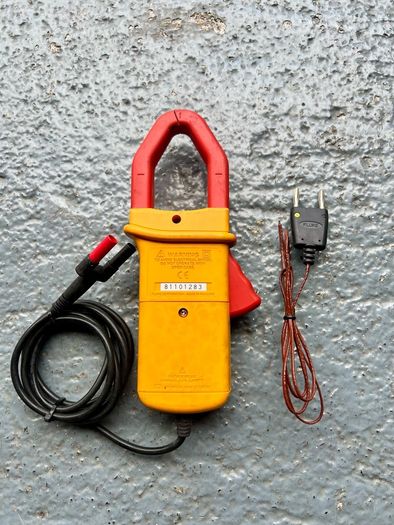 Fluke multimeter, amp clamp and temp probe