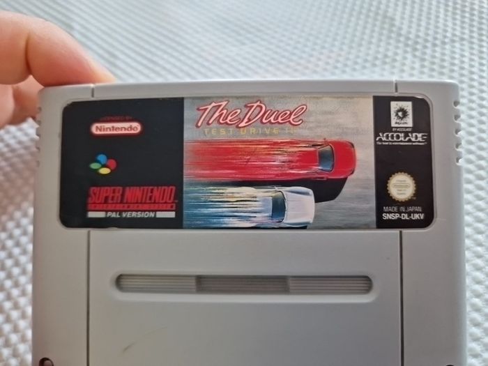 Test Drive 2  The Duel Snes Super Nintendo Arcade Retro Games Original