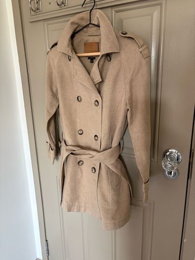 Massimo Dutti linen and cotton mix trench size XS