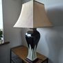 Gorgeous Large Tara Works ceramic lamp Black Image 2