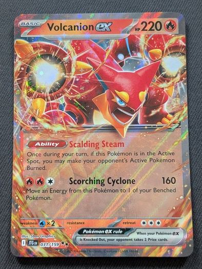 Pokemon TCG SV09: Journey Together Volcanion ex 031/159 Double Rare