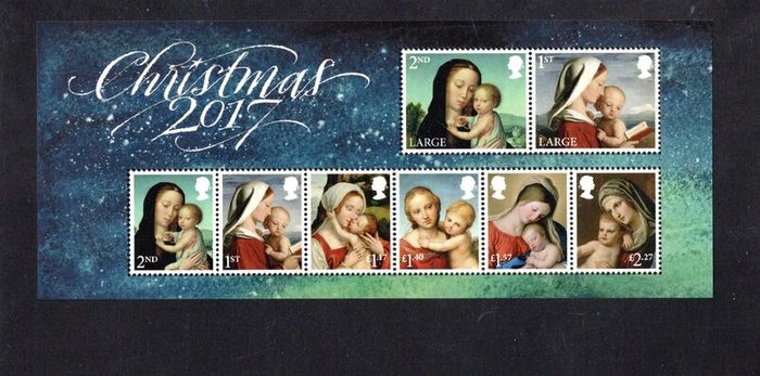 2017 Great Britain Royal Mail Miniature Sheets Pack with all miniature sheets issue in the year Mint Never Hinged (MNH)