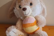 Easter Bunny holding egg