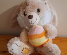 Easter Bunny holding egg