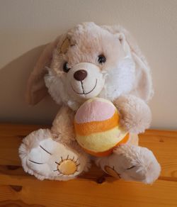 Easter Bunny holding egg