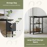 Small L Shaped Desk with Power Outlets,100 cm L Computer Corner Desks Image 5
