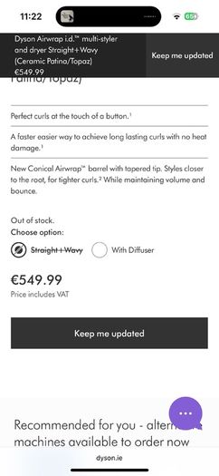 Dyson Airwrap i.d. multi-styler and dryer