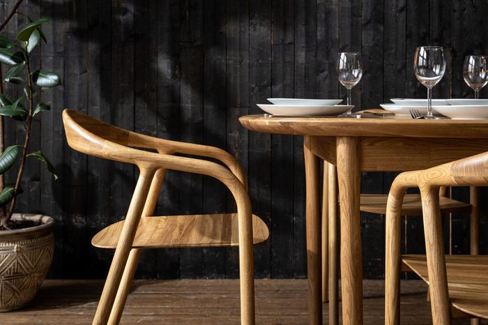 Solid Oak Dining Chairs