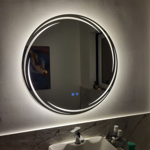 Round Bathroom Mirror 80cm