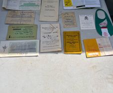 11 pieces of memrobiala from bye gone times