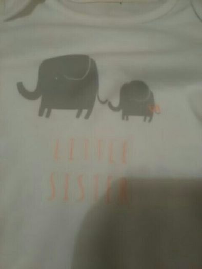 BNWT M+S Little Sister Vest, In Gift Bag Up To 1 Month