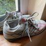 shoe girl umbro sports runner trainer size 34 grey Image 2