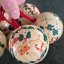 vintage set of Christmas baubles Image 3