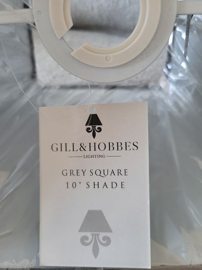 Grey lampshade