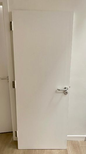 White Solid Wood Door