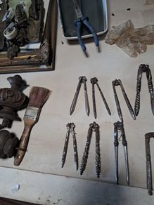 assortment of steel nutcrackers