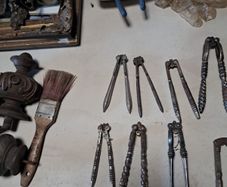 assortment of steel nutcrackers