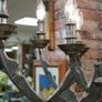 Art Deco Chandelier with Gothic / Medieval Influence Image 4
