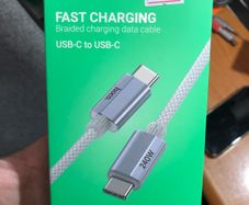 HOCO 240w 1.8m Braided Type C to C USB Cable