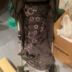 silver cross pop buggy, rain cover and footmuff