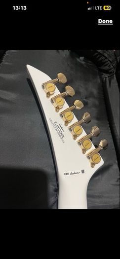 Jackson soloist SLXM electric guitar body parts