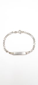 925 Italian Silver Bracelet Engraved Larra