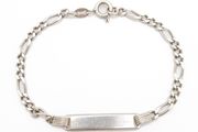 925 Italian Silver Bracelet Engraved Larra
