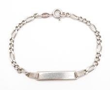 925 Italian Silver Bracelet Engraved Larra