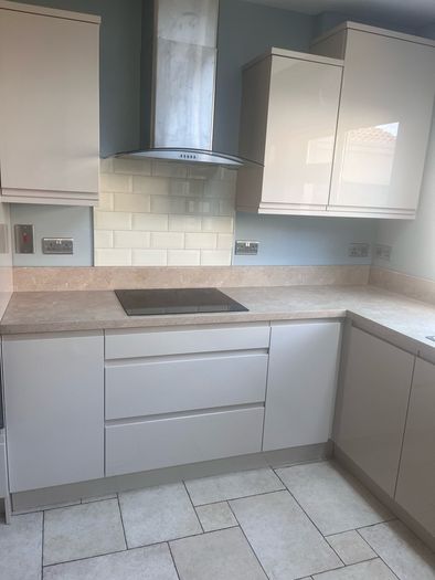Solid painted kitchen
