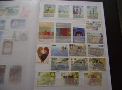 A New Stock Book With Collection Of Mint Irish Stamps N3
