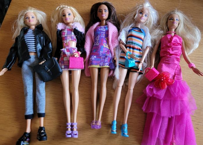 Barbie dolls - different styles