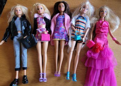 Barbie dolls - different styles
