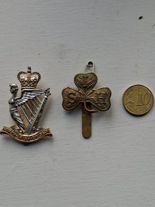 Irish Military Cap Badges