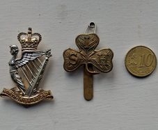 Irish Military Cap Badges